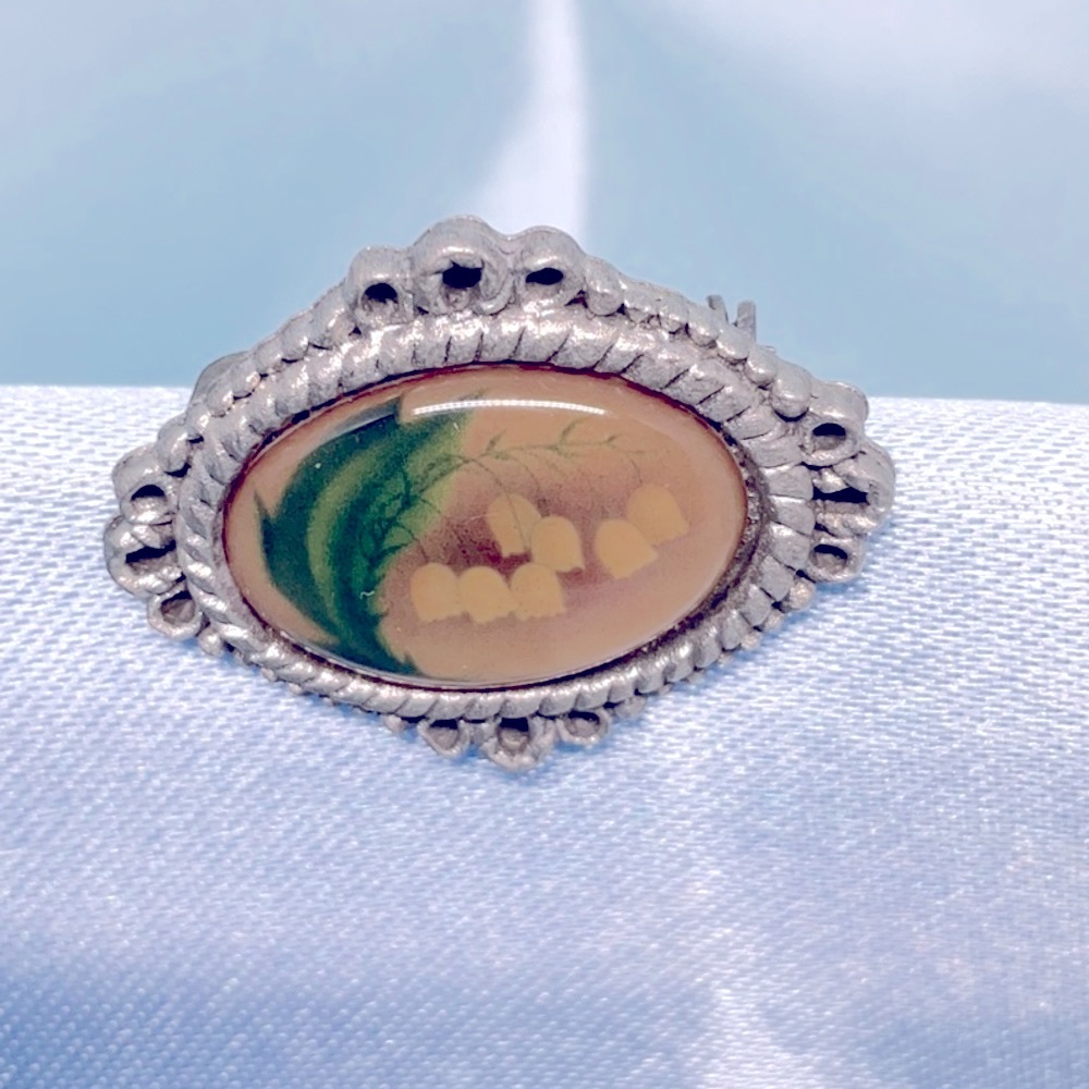 Vintage Lily of the Valley Camco Brooch